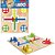 Jogo de tabuleiro ludo de madeira na solapa - coluna (unidade) - Imagem 2