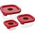 Pote plastico conj. 3 potes encaixaveis c/va - plasutil (kit) - Imagem 1