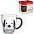 Caneca de vidro cachorrinho 365ml - western (unidade) - Imagem 1
