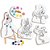 Brinquedo para colorir spider-man kit pintura - nig brinquedos (unidade) - Imagem 2