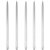 Caneta esferografica cis bpx glow 0.7mm 5cores sort - sertic (estojo) - Imagem 3