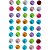 Pedraria strass 8mm adesivo multicolor - kit (pct.c/12) - Imagem 2