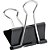 Prendedor de papel binder 40mm preto - brw (pote-24) - Imagem 2