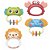 Mordedor infantil baby chocalho 4pcs - maral (unidade) - Imagem 1