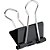 Prendedor de papel binder 25mm preto - brw (pote-48) - Imagem 2