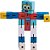 Brinquedo pedagogico madeira dipedu cubebot - brw (unidade) - Imagem 3