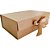 Caixa para presente com tampa rigida dobr. kraft 33x25x12cm - art lille (unidade) - Imagem 1