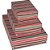 Caixa para presente com tampa kraft pq 14,5x19x7,5 decor.(sortido) - cristina (pct.c/10) - Imagem 1