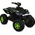 Veiculo eletrico quadriciclo atv verde 12v - bandeirante (unidade) - Imagem 1