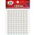 Pedraria 1/2 perola 6mm adesiva branco - kit (pct.c/12) - Imagem 1