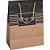 Sacola para presente decorada kraft pq 14,5x19,5x8cm (sortido) - cristina (pct.c/10) - Imagem 1