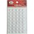 Pedraria 1/2 perola 8mm adesiva branco - kit (pct.c/12) - Imagem 1