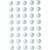 Pedraria 1/2 perola 8mm adesiva branco - kit (pct.c/12) - Imagem 2