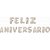 Balao metalizado feliz aniversario prata 40cm - v.m.p. (unidade) - Imagem 1