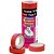 Fita adesiva polisil 12mmx10m. vermelho - adelbras (pct.c/10) - Imagem 1