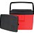 Caixa termica 6l c/alca vermelho/preta - bel (unidade) - Imagem 1