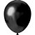 Balao 9 liso cromado preto metalico - festcolor (pct.c/25) - Imagem 2