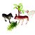 Miniatura colecionavel conjunto animais 5pcs (sortido) - toy mix (unidade) - Imagem 1