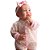 Boneca new born brincar de dodoi rosa - divertoys (unidade) - Imagem 4