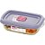 Pote plastico retangular flor 430ml - sanremo (unidade) - Imagem 1