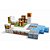 Brinquedo para montar blocks supercraft artico 120pc - brinc. de crianca (unidade) - Imagem 3