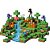 Brinquedo para montar blocks supercraft 120pecas - brinc. de crianca (unidade) - Imagem 1