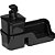 Porta detergente flat com 2 pecas 500ml preto - nitron (unidade) - Imagem 1