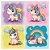Quebra-cabeca cartonado unicornio 4em1 6/9/12 e 16pcs - ggb plast (unidade) - Imagem 2