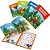 Quebra-cabeca madeira dinossauros 24pcs c/4 livros - brinc. de crianca (unidade) - Imagem 1