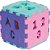 Brinquedo educativo cubo didatico encantado rosa - merco toys (unidade) - Imagem 1