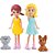 Cenario tematico (playset) judy shopping 32cm c/acessorio - samba toys (unidade) - Imagem 4