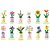 Brinquedo para montar bricko mini flores (sortido) - polibrinq (dp.c/12) - Imagem 3