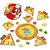 Jogo de tabuleiro pizza mania 63pcs - brinc. de crianca (unidade) - Imagem 1