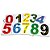 Brinquedo pedagogico madeira alinhavos numerais 10pcs - carlu (unidade) - Imagem 1