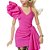 Barbie fashion deluxe style c/vestido rosa - mattel (unidade) - Imagem 4