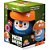 Boneco com mecanismo pinguim dancarino c/luz 16,5cm - samba toys (unidade) - Imagem 1