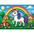 Quebra-cabeca cartonado unicornio 100 pecas - ggb plast (unidade) - Imagem 2