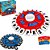 Brinquedo diverso descubra palavras mini 18cm - art brink (unidade) - Imagem 1
