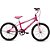 Bicicleta aro 20 melody rosa/pink c/cest - stone bike (unidade) - Imagem 1