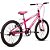 Bicicleta aro 20 melody rosa/pink c/cest - stone bike (unidade) - Imagem 2