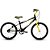 Bicicleta aro 20 rock preta/amarela - stone bike (unidade) - Imagem 1