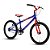 Bicicleta aro 20 rock azul/vermelha - stone bike (unidade) - Imagem 1