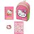 Kit escolar hello kitty mini caderno+3pcs - leonora (blister) - Imagem 2