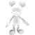 Boneco e personagem mickey vinil p/pintar c/tinta - toyng (unidade) - Imagem 1