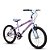 Bicicleta aro 20 melody lilas/azul c/ces - stone bike (unidade) - Imagem 1