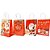 Sacola para presente natal 33x26x11cm (sortido) - v.m.p. (pct.c/12) - Imagem 1