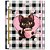Caderno argolado cute cat elas+fichas+div.80f(s - cadersil (unidade) - Imagem 2