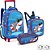 Mochila infantil com rodinha dino/shark lancheira+estojo(sortido) - seanite (kit) - Imagem 2