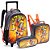 Mochila infantil com rodinha ninja lancheira+estojo - seanite (kit) - Imagem 1