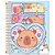 Caderno 01x1 cp.dura colegial pampy c/bloco coracao 80fls (s - cadersil (unidade) - Imagem 3